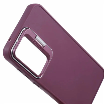 QH Series for Samsung Galaxy A25 5G (Global) (161.0 x 76.5 x 8.3mm) Case Camera Lens Kickstand Silicone Phone Cover