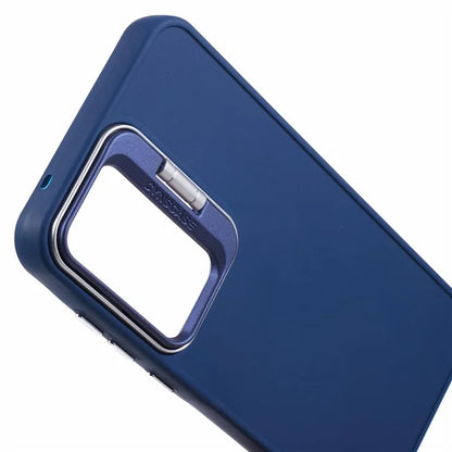 QH Series for Samsung Galaxy A25 5G (Global) (161.0 x 76.5 x 8.3mm) Case Camera Lens Kickstand Silicone Phone Cover