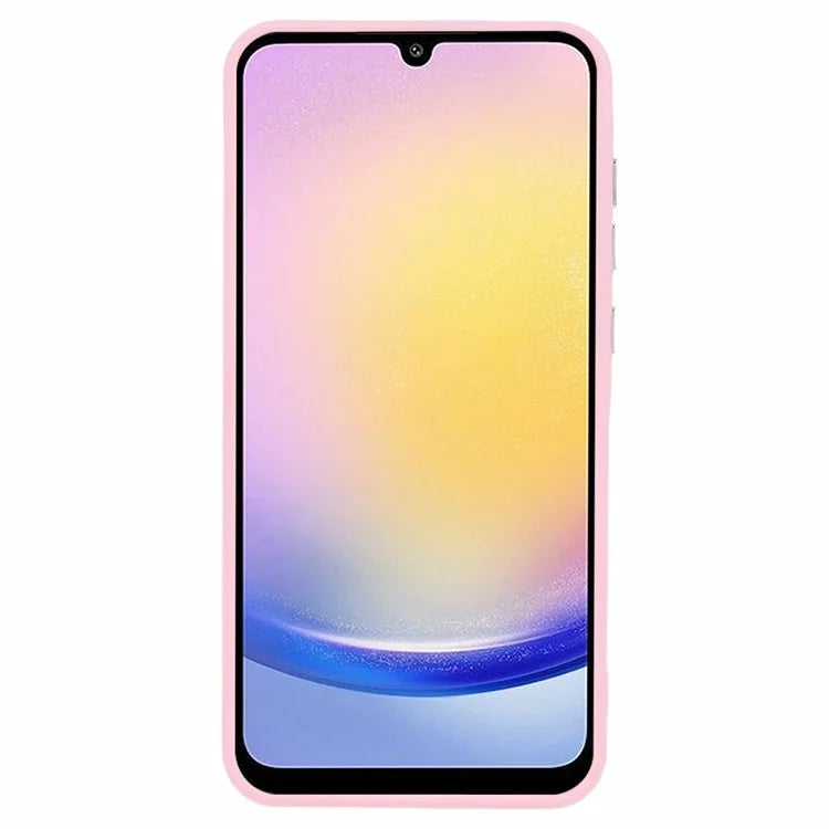 QH Series for Samsung Galaxy A25 5G (Global) (161.0 x 76.5 x 8.3mm) Case Camera Lens Kickstand Silicone Phone Cover