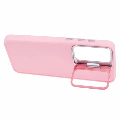QH Series for Samsung Galaxy A25 5G (Global) (161.0 x 76.5 x 8.3mm) Case Camera Lens Kickstand Silicone Phone Cover