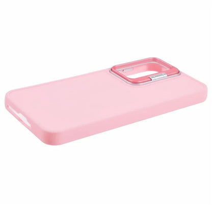 QH Series for Samsung Galaxy A25 5G (Global) (161.0 x 76.5 x 8.3mm) Case Camera Lens Kickstand Silicone Phone Cover