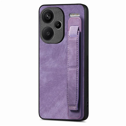 D11 For Xiaomi Redmi Note 13 Pro 5G / Poco X6 5G Case Wristband Design Leather+TPU Phone Cover