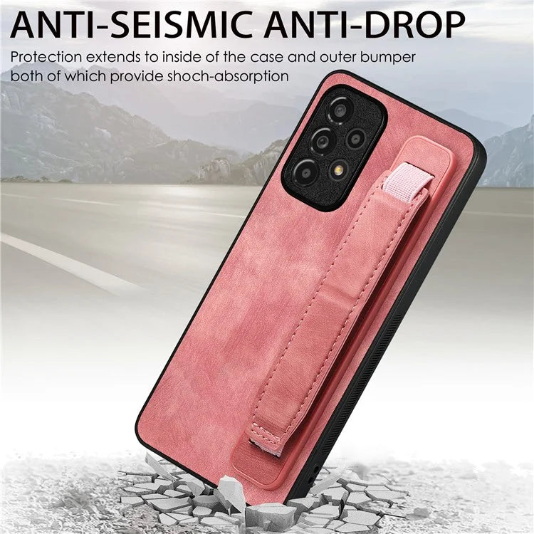 D11 For Samsung Galaxy A13 4G Case Card Slots Kickstand  PU Leather+TPU Phone Cover