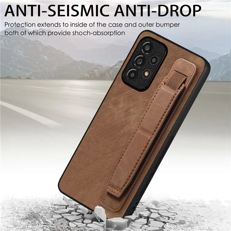 D11 For Samsung Galaxy A13 4G Case Card Slots Kickstand  PU Leather+TPU Phone Cover