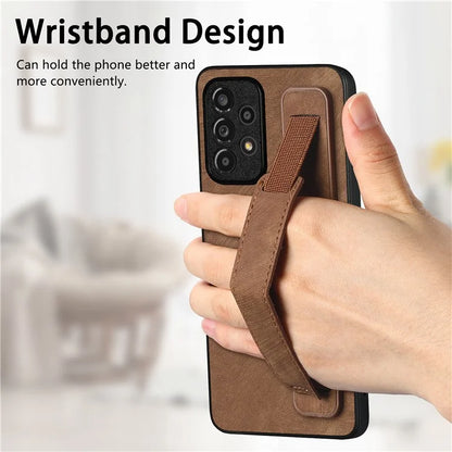 D11 For Samsung Galaxy A13 4G Case Card Slots Kickstand  PU Leather+TPU Phone Cover