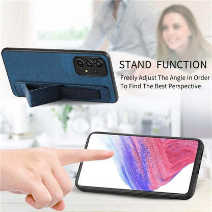 D11 For Samsung Galaxy A13 4G Case Card Slots Kickstand  PU Leather+TPU Phone Cover