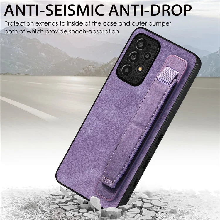D11 For Samsung Galaxy A13 4G Case Card Slots Kickstand  PU Leather+TPU Phone Cover