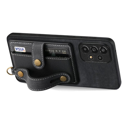 D9 For Samsung Galaxy A53 5G Case PU Leather+PC+TPU Anti-slip Phone Cover with Card Holder