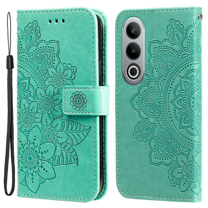 For OnePlus Ace 3V 5G Cell Phone Stand Case Imprinted Flower Pattern Wallet Cover