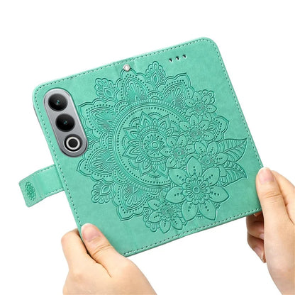For OnePlus Ace 3V 5G Cell Phone Stand Case Imprinted Flower Pattern Wallet Cover