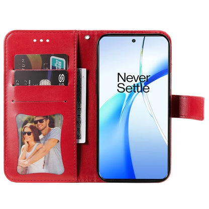 For OnePlus Ace 3V 5G Cell Phone Stand Case Imprinted Flower Pattern Wallet Cover