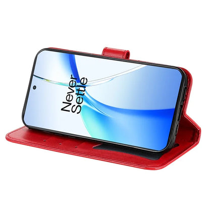 For OnePlus Ace 3V 5G Cell Phone Stand Case Imprinted Flower Pattern Wallet Cover