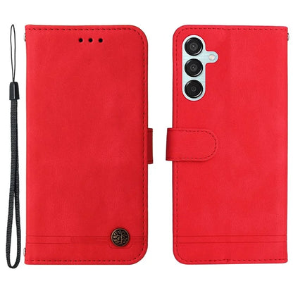 For Samsung Galaxy M15 5G / F15 5G Wallet Case Skin-touch Feel Leather Phone Cover