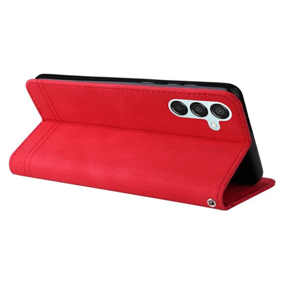 For Samsung Galaxy M15 5G / F15 5G Wallet Case Skin-touch Feel Leather Phone Cover