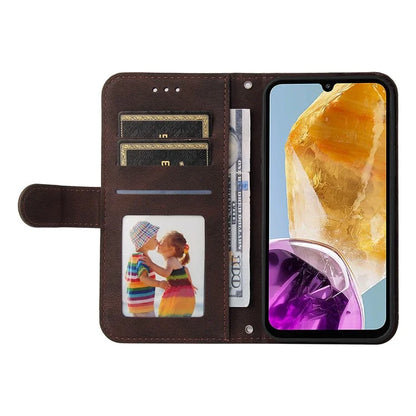 For Samsung Galaxy M15 5G / F15 5G Wallet Case Skin-touch Feel Leather Phone Cover