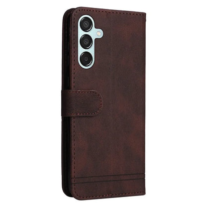 For Samsung Galaxy M15 5G / F15 5G Wallet Case Skin-touch Feel Leather Phone Cover
