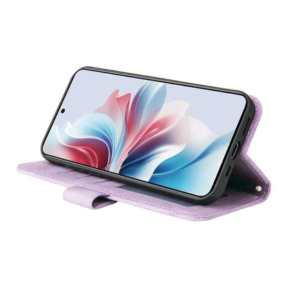 For Oppo Reno11 F 5G / F25 Pro 5G Magnetic Case PU Leather Flip Stand Phone Cover