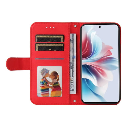 For Oppo Reno11 F 5G / F25 Pro 5G Magnetic Case PU Leather Flip Stand Phone Cover