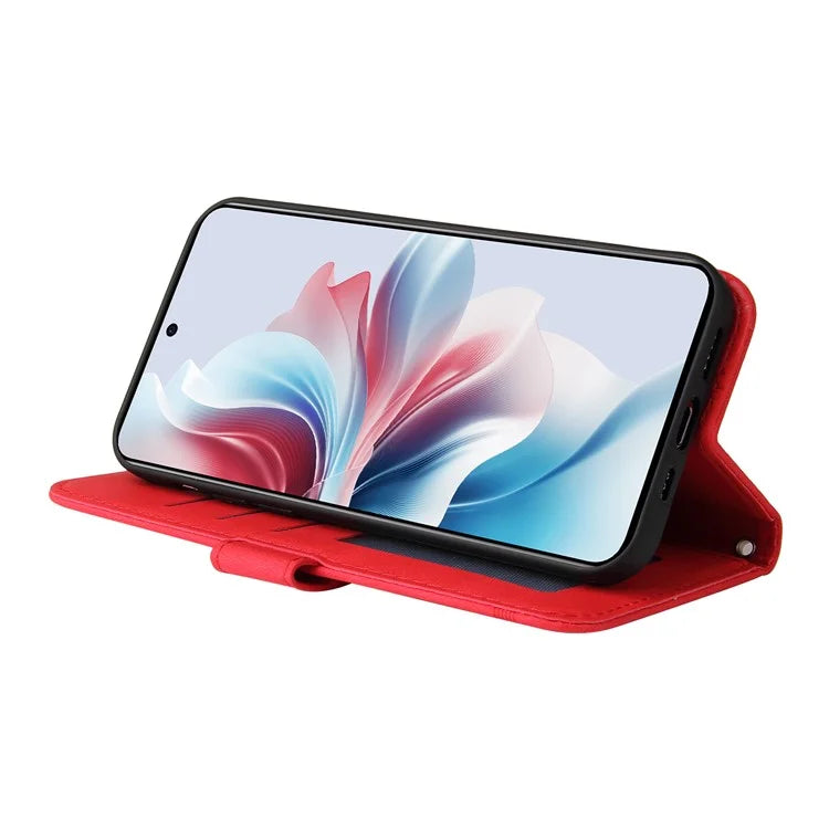 For Oppo Reno11 F 5G / F25 Pro 5G Magnetic Case PU Leather Flip Stand Phone Cover