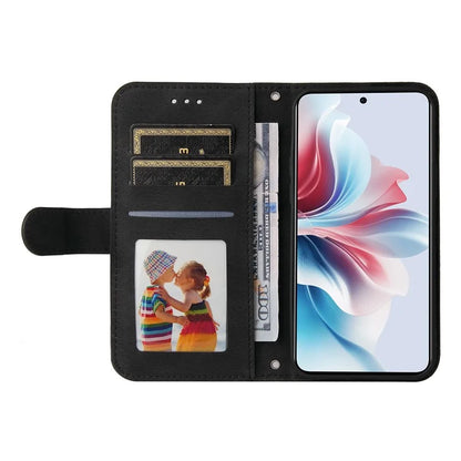 For Oppo Reno11 F 5G / F25 Pro 5G Magnetic Case PU Leather Flip Stand Phone Cover