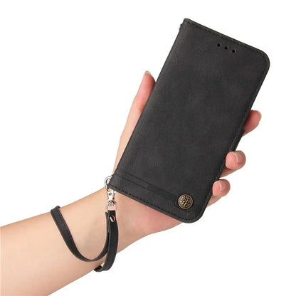 For Oppo Reno11 F 5G / F25 Pro 5G Magnetic Case PU Leather Flip Stand Phone Cover