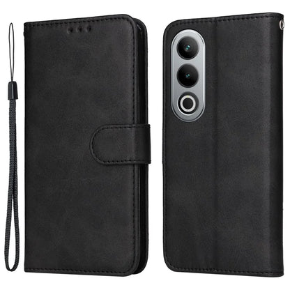 For OnePlus Ace 3V 5G Case PU Leather 3 Card Slots Wallet Calf Texture Phone Cover