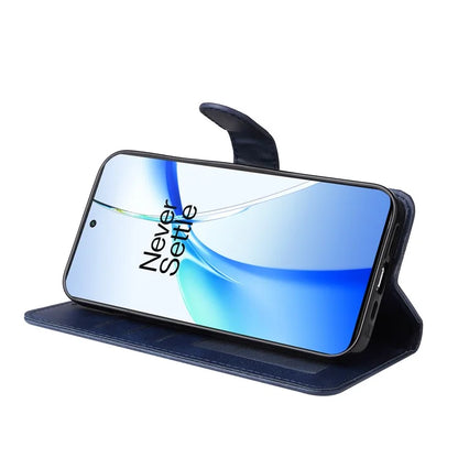 For OnePlus Ace 3V 5G Case PU Leather 3 Card Slots Wallet Calf Texture Phone Cover
