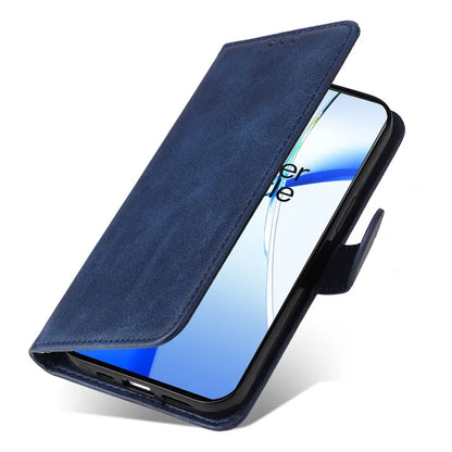 For OnePlus Ace 3V 5G Case PU Leather 3 Card Slots Wallet Calf Texture Phone Cover