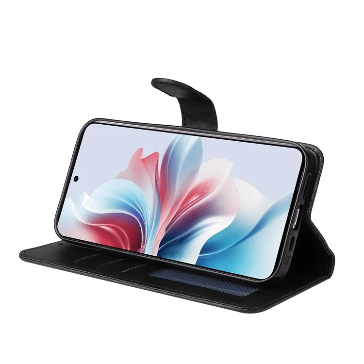 For Oppo Reno11 F 5G / F25 Pro 5G Case 3 Slots Holder Leather Phone Cover with Stand