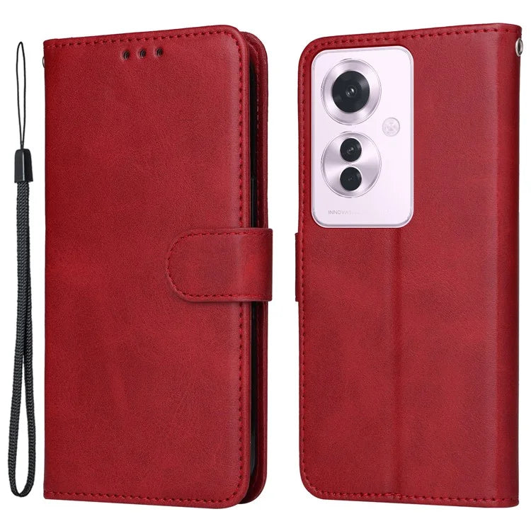 For Oppo Reno11 F 5G / F25 Pro 5G Case 3 Slots Holder Leather Phone Cover with Stand