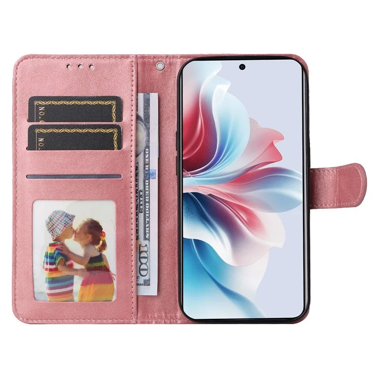 For Oppo Reno11 F 5G / F25 Pro 5G Case 3 Slots Holder Leather Phone Cover with Stand