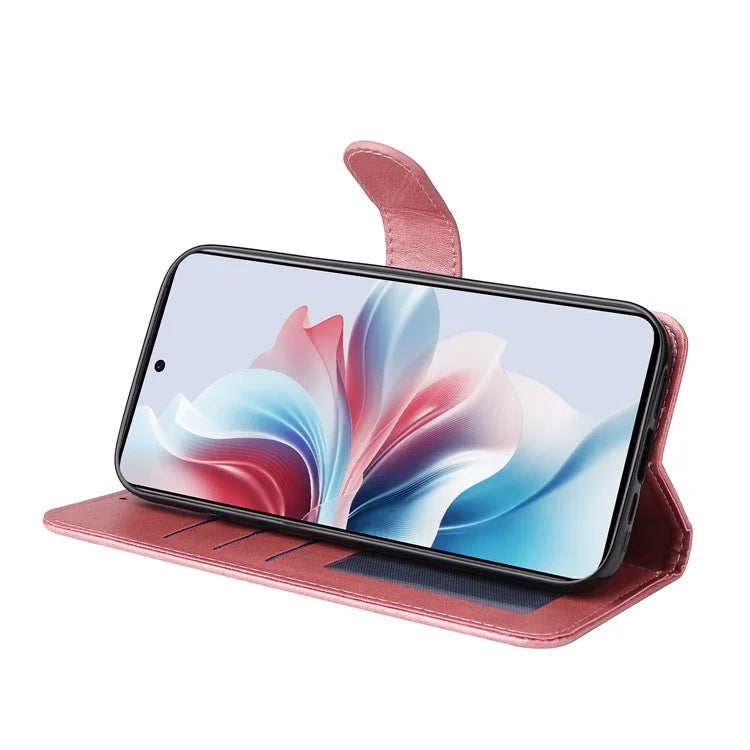 For Oppo Reno11 F 5G / F25 Pro 5G Case 3 Slots Holder Leather Phone Cover with Stand