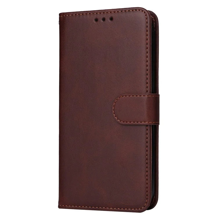 For Samsung Galaxy M15 5G / F15 5G Case PU Leather Phone Cover with Viewing Stand / 3 Card Holder