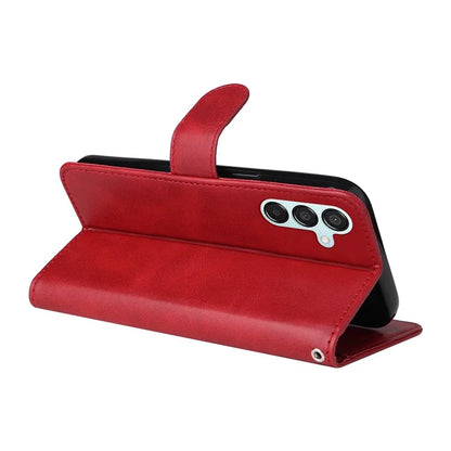 For Samsung Galaxy M15 5G / F15 5G Case PU Leather Phone Cover with Viewing Stand / 3 Card Holder