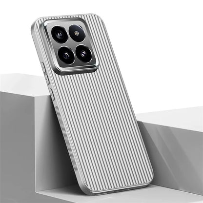 For Xiaomi 14 Pro Phone Case PC+TPU Anti-Scratch Metal Lens Frame Protective Cover