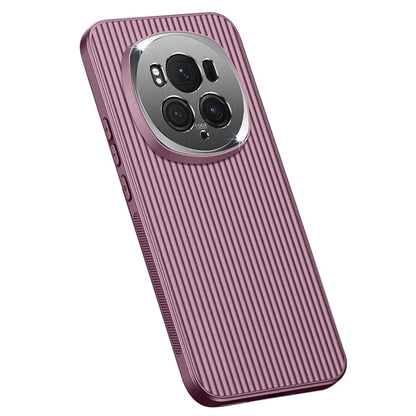 For Honor Magic6 Pro 5G Anti-drop PC+TPU Back Case Metal Lens Frame Phone Cover