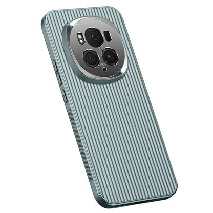 For Honor Magic6 Pro 5G Anti-drop PC+TPU Back Case Metal Lens Frame Phone Cover