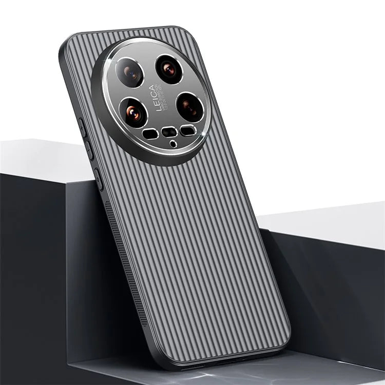 For Xiaomi 14 Ultra Case Anti-drop PC+TPU Phone Protective Shell with Metal Lens Frame