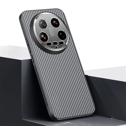 For Xiaomi 14 Ultra Case Anti-drop PC+TPU Phone Protective Shell with Metal Lens Frame