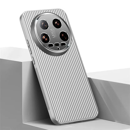 For Xiaomi 14 Ultra Case Anti-drop PC+TPU Phone Protective Shell with Metal Lens Frame