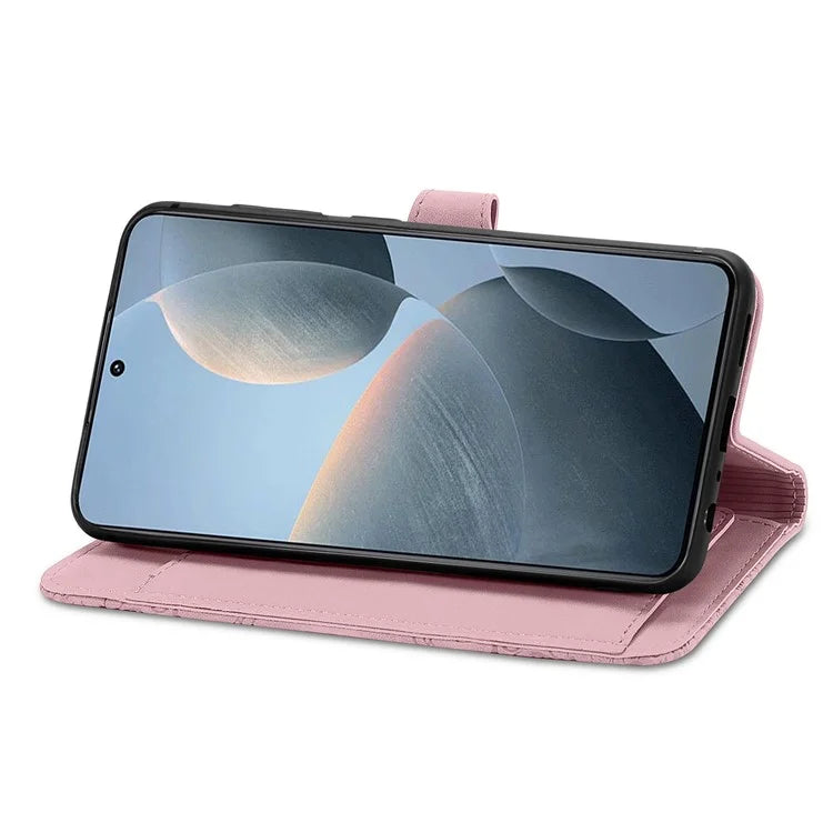 For Xiaomi Redmi K70E 5G / Poco X6 Pro 5G Leather Cover Flip Phone Case Wallet Stand Zipper Design