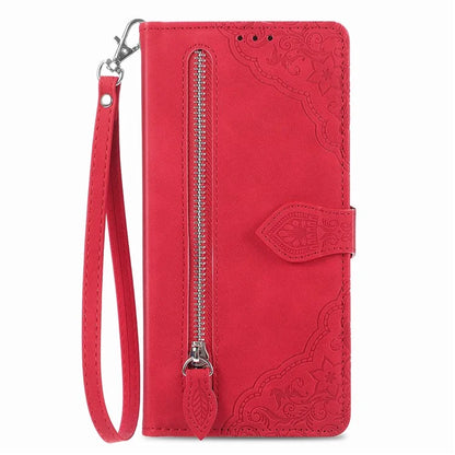 For Xiaomi Redmi Note 13 Pro 5G / Poco X6 5G Case Flower Pattern Handbag PU Leather Phone Cover