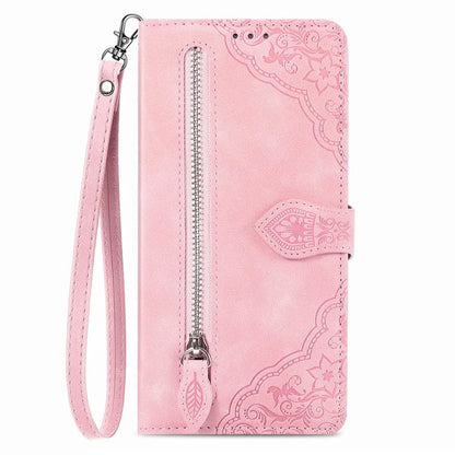 For Xiaomi Redmi Note 13 Pro 5G / Poco X6 5G Case Flower Pattern Handbag PU Leather Phone Cover