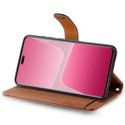 For Xiaomi 13 Lite / Civi 2 5G Case with Wrist Strap RFID Blocking Card Holder Phone Shell