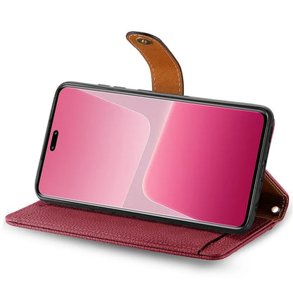 For Xiaomi 13 Lite / Civi 2 5G Case with Wrist Strap RFID Blocking Card Holder Phone Shell