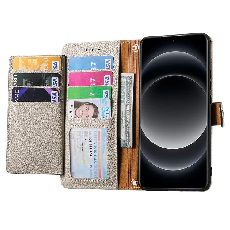 For Xiaomi 14 Ultra Case Zipper Pocket RFID Blocking PU Leather Phone Cover