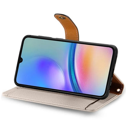 For Samsung Galaxy A05s 4G Magnetic Phone Case RFID Blocking Zipper Wallet Protective Shell