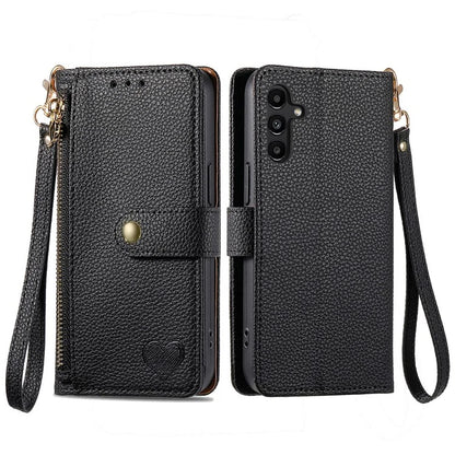 For Samsung Galaxy A13 5G Case RFID Blocking Leather Flip Phone Cover with Purse Card Holders