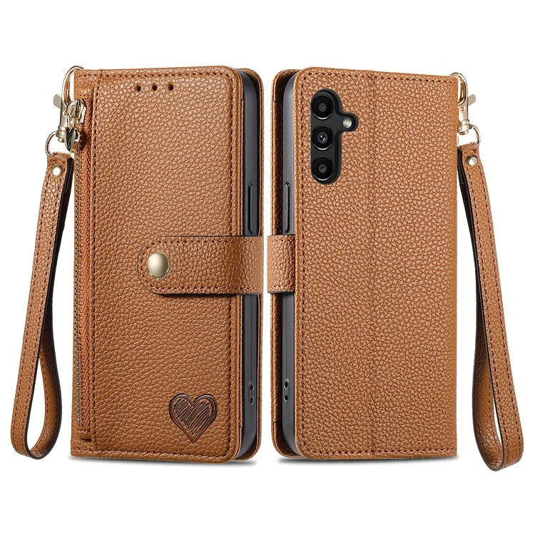 For Samsung Galaxy A13 5G Case RFID Blocking Leather Flip Phone Cover with Purse Card Holders