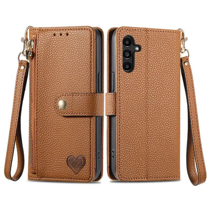 For Samsung Galaxy A13 5G Case RFID Blocking Leather Flip Phone Cover with Purse Card Holders